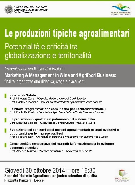 Master in Wine and Agrifood Business