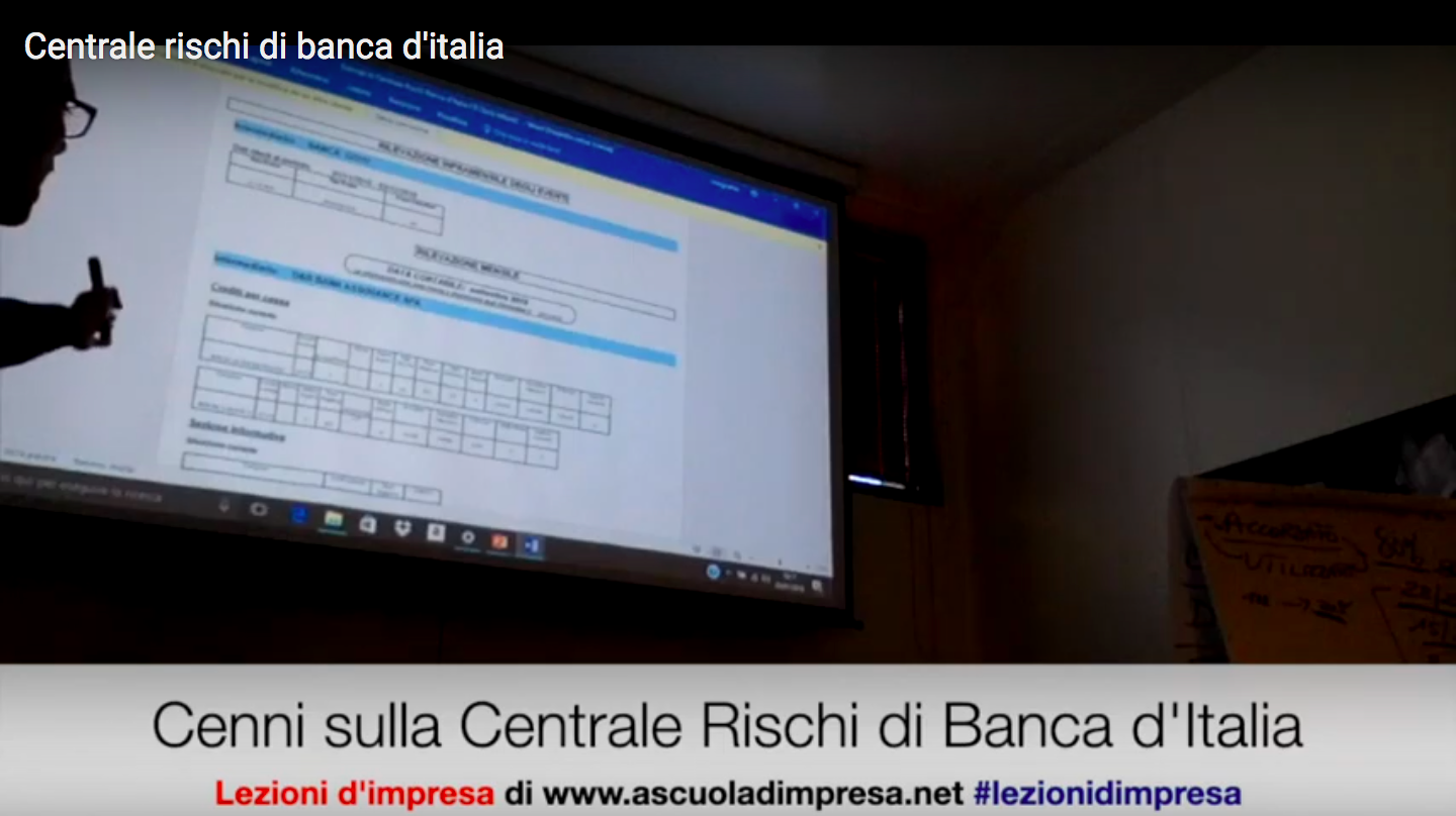 centrale rischi di banca d'italia